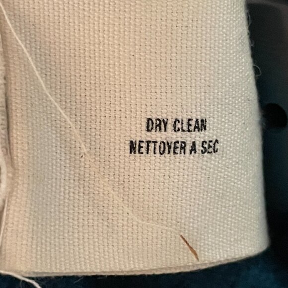 Anthropologie Sparrow Wrap Front Wool Cardigan Tie Belt, in Teal, Size Medium - Picture 4 of 7